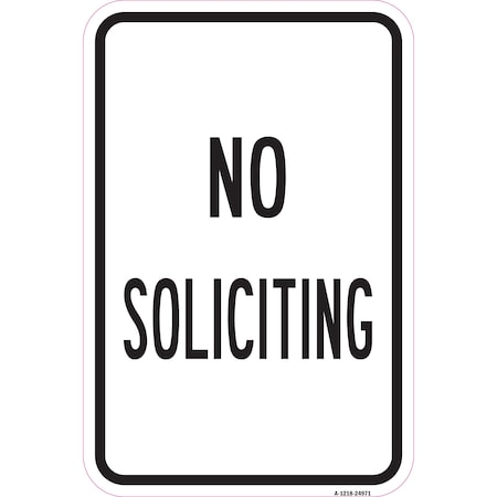 Signmission Safety Sign, 12 in Height, Aluminum, 24971 A-1218-24971